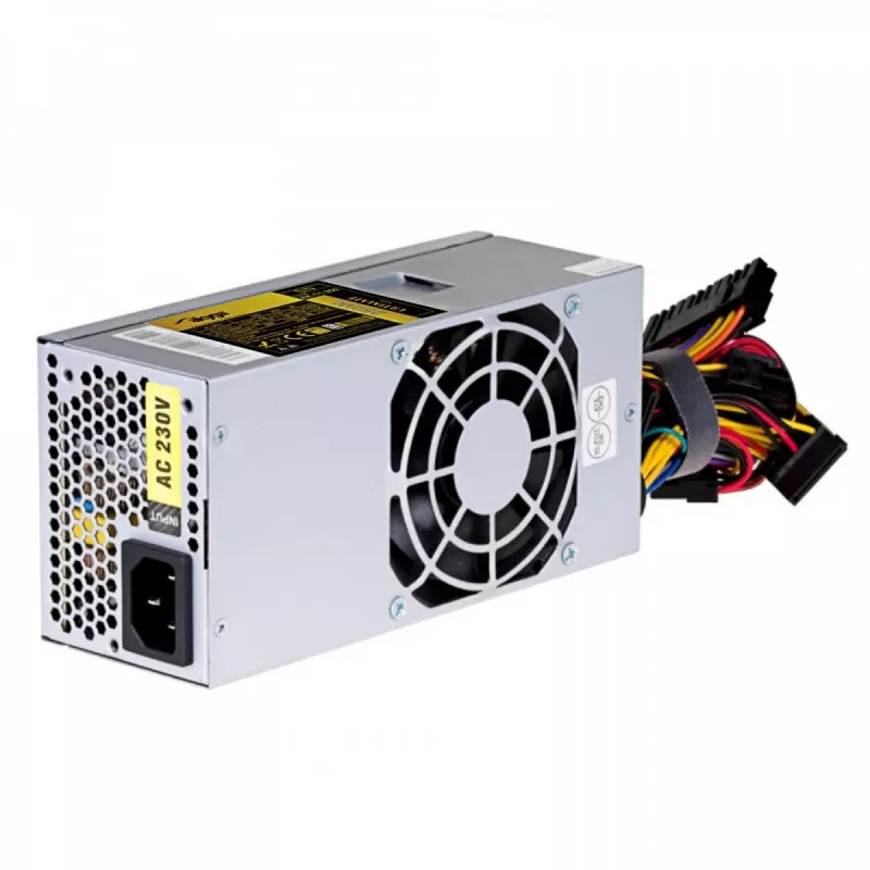 Fuente de alimentación TFX Akyga AK-T1-250 250 W, 80 PLUS Gold, PFC activo, ventilador de 80 mm, gris