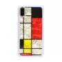 iKins Mondrian funda para iPhone XS/X, blanca, K1624H
