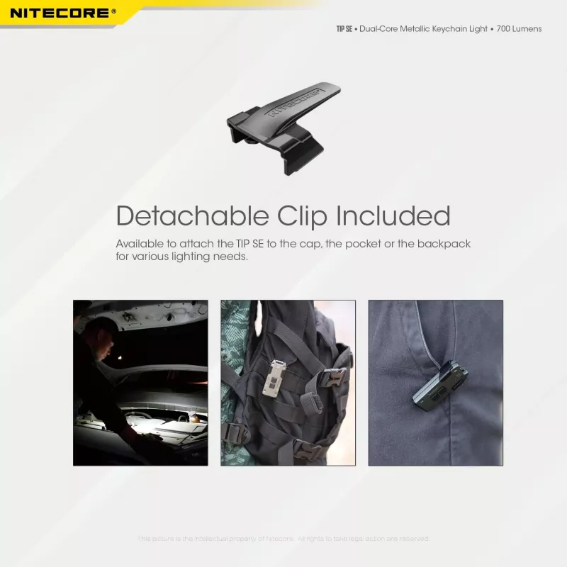 Linterna de mano LED Nitecore TIP SE Negra