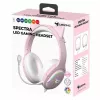 Auriculares Subsonic Spectra LED Gaming Headset Sweety rosa