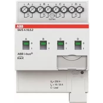ABB Stotz S&J Actuador de conmutación 4 elementos, 16A, carga C SA/S4.16.5.2 (2CDG110266R0011)