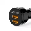 CC-T8 cargador de coche ultrarrápido 2xUSB 3.0 6A 36W + cable Micro-USB de 1 m