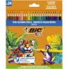 Lápices de colores BIC Kids Smooth 24 colores set