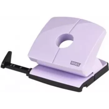 Perforadora NOVUS B220 ColorID 2 taladros, modelo de sobremesa compacto, bonito lila