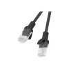 Cable de red LANBERG PCU6-10CC-1000-BK RJ-45 Cat6 U/UTP 10 m Negro