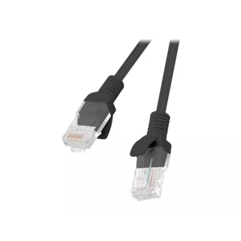 Cable de red LANBERG PCU6-10CC-1000-BK RJ-45 Cat6 U/UTP 10 m Negro