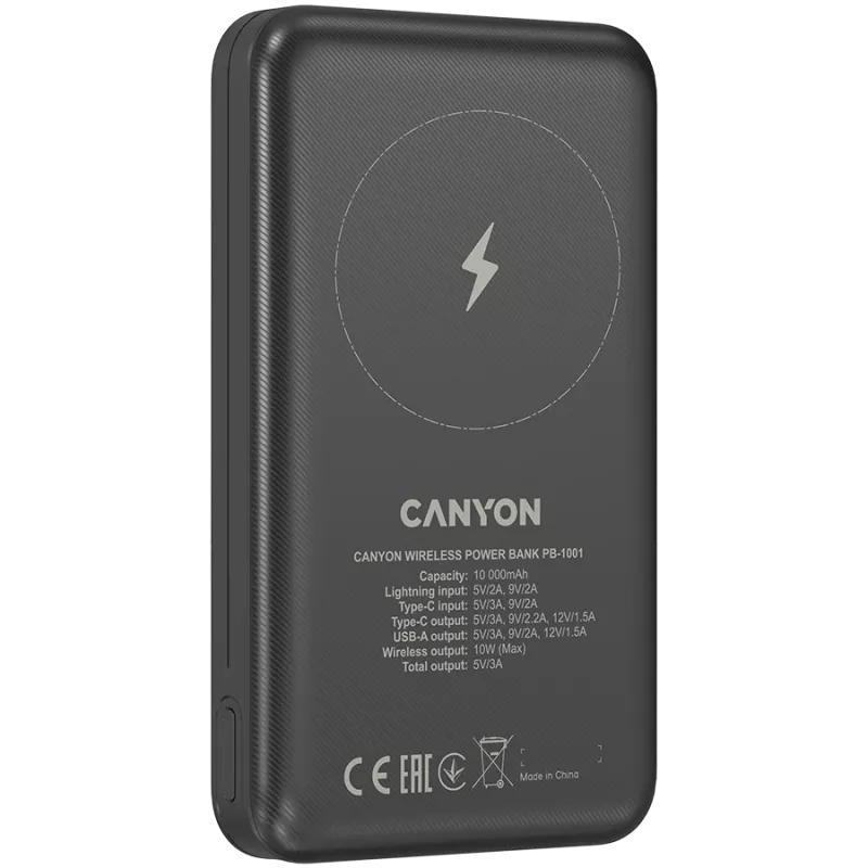 Batería portátil Canyon PB-1001 10000 mAh