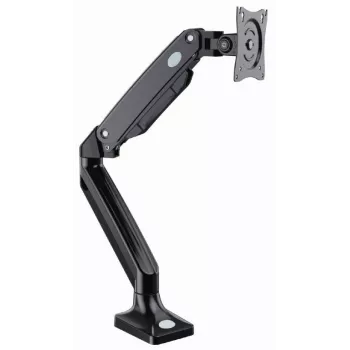 Soporte para monitor GEMBIRD MA-DA1-03 para pantallas de 17–35 pulgadas, 10 kg, VESA 75x75–100x100, pinza de mesa/pasacables de mesa, negro