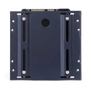 Marco de montaje para disco duro Goobay Wentronic de 2.5 a 3.5, Negro - apto para montar un disco duro de 2.5 en una bahía de 3.5 (93990)