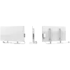 AENO Premium Eco Smart Heater, 700 W, vidrio templado, calefacción infrarroja + convección, pantalla LED, tipo de enchufe: Europa (tipo E/F), BLANCO