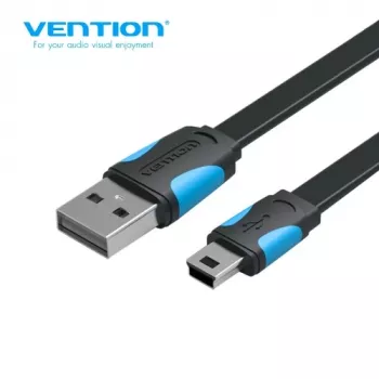 Cable Vention VAS-A14-B200 USB 2.0 conector macho A - USB 2.0 conector macho B Mini, 2 m