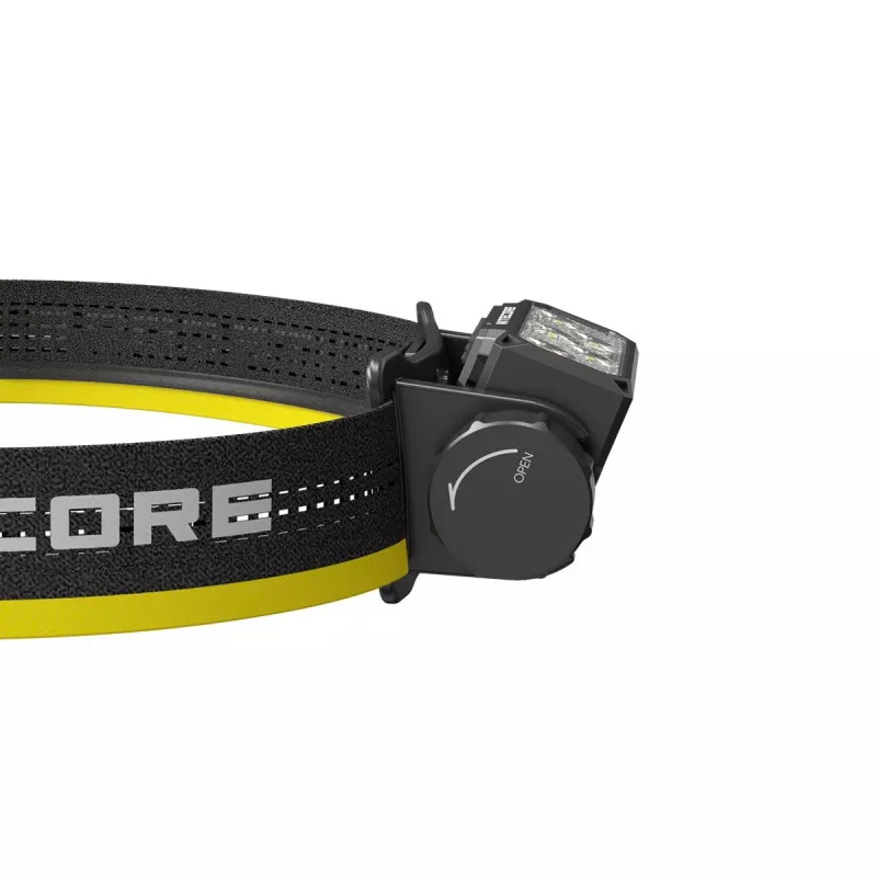 Nitecore HC70 UHE linterna frontal, 1600 lm, 6 LED, IP68, recargable por USB, aluminio, 172 g, negra