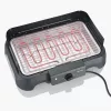 Parrilla eléctrica de mesa SEVERIN PG 8593, 2000 W, parrilla rectangular, negra