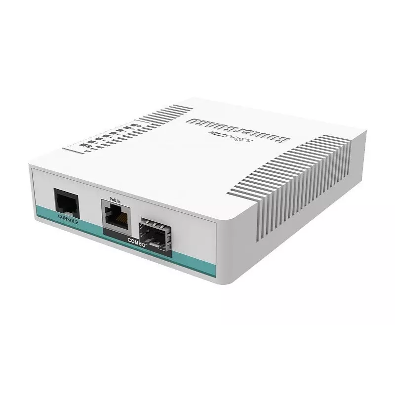 Switch de red Mikrotik CRS106-1C-5S Gigabit Ethernet (10/100/1000) Power over Ethernet (PoE) Blanco