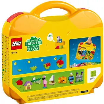 LEGO 10713 Classic Creative maletín caja de almacenamiento para juguetes con divertidos ladrillos de colores regalo para niños y niñas a partir de 4 años unidad