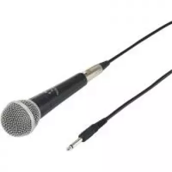Micrófono con cable Renkforce PM58B para cantantes — micrófono vocal dinámico, cardioide