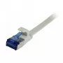 Synergy 21 Cable de red RJ45, CAT6A 500MHz, 1,0 m, gris, U/FTP, plano, TPE(Superflex), AWG32, Synergy 21 - tipo de cable U/FTP - pares apantallados con lámina