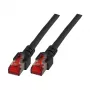 EFB-Elektronik Cable de red RJ45 Cat.6 S/FTP LSZH negro 50 m