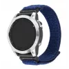 Correa deportiva de repuesto FIXED para Garmin QuickFit 22 mm — nailon azul oscuro, 160–210 mm
