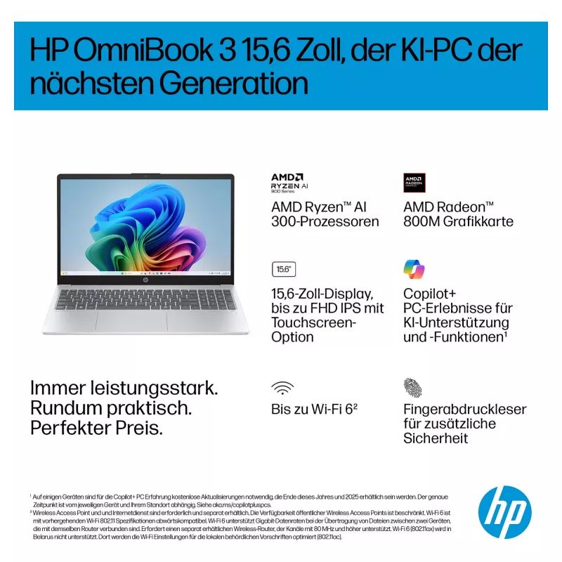 HP OmniBook C94P6EA - Portátil - 39,6 cm (C94P6EA#ABD)