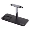 Estación de carga de sobremesa UNITEK P1212A 15 W inalámbrica ABS negro plata