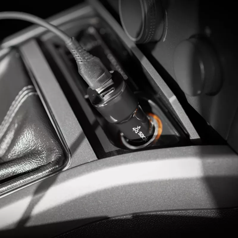 Cargador para coche SBOX CC-038 38W Negro — fuente de alimentación dual USB para vehículos
