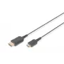 DIGITUS cable de conexión HDMI High Speed - cable HDMI - HDMI macho a 19 pin mini HDMI Type C macho - 2,0m - doble aislamiento - Negro - moldeado