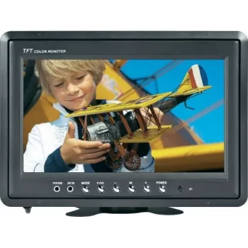 Monitor LCD Renkforce T-900B 9 pulgadas (22,9 cm) – pantalla compacta para videovigilancia y sistemas embebidos