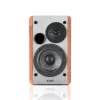 Edifier R1280T Sistema de altavoces activos para estantería con mando a distancia y doble entrada RCA - Brown Wood