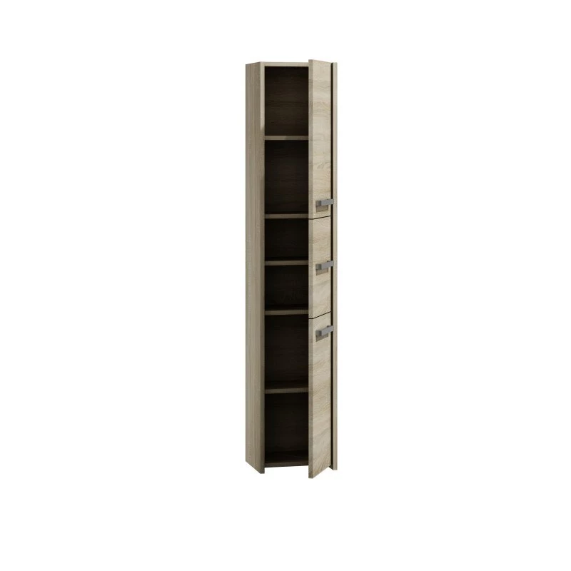 Armario de almacenamiento de baño Topeshop S33 SONOMA roble