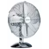 Ventilador de sobremesa Ravanson WT-7033N inox, 33,5 cm de diámetro, 35 W, 3 velocidades, oscilación de 90°, carcasa de metal