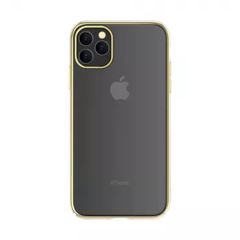 Funda protectora carcasa rígida Devia Glimmer Serie para iPhone 11 Pro — oro, carcasa de PC