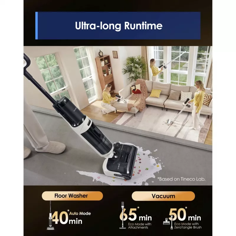 Limpiador de suelos Tineco Floor One Switch S6 Stretch Plus blanco – limpiador de suelos duros en húmedo y en seco inalámbrico
