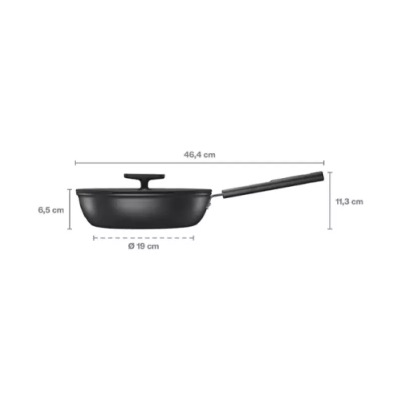 Sartén antiadherente Fiskars Hard Face 1075528 24 cm 2,2L