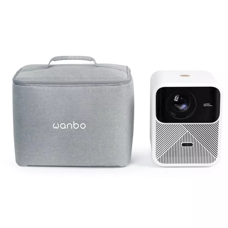 Funda para proyector WANBO para Mozart 1 Pro / DaVinci 1 Pro — Funda acolchada gris
