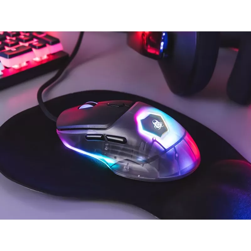 Ratón Tracer 47400 Gamezone Neon RGB USB