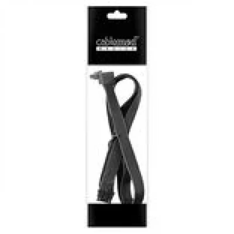 Cable CableMod Basics Universal 12V 2x6, conector de 90°, 16 pines a 16 pines - negro, 60 cm, Var. A