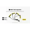 Pack de 4 baterías recargables Li-Ion AA 1,5V Nitecore NH2400 2400mAh