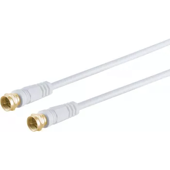 Cable coaxial S/CONN 80097-G-128CP 7,5 m tipo F blanco