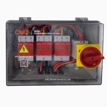 Caja combinadora fotovoltaica HiSmart NV822300 DC 3 entradas - 3 salidas IP66 caja de conexión para instalaciones solares