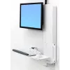 Soporte de monitor Ergotron 61-081-062 61 cm (24 pulgadas) Pared Blanco