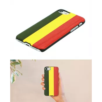 Funda para smartphone man and wood para iPhone XR — Reggae negro