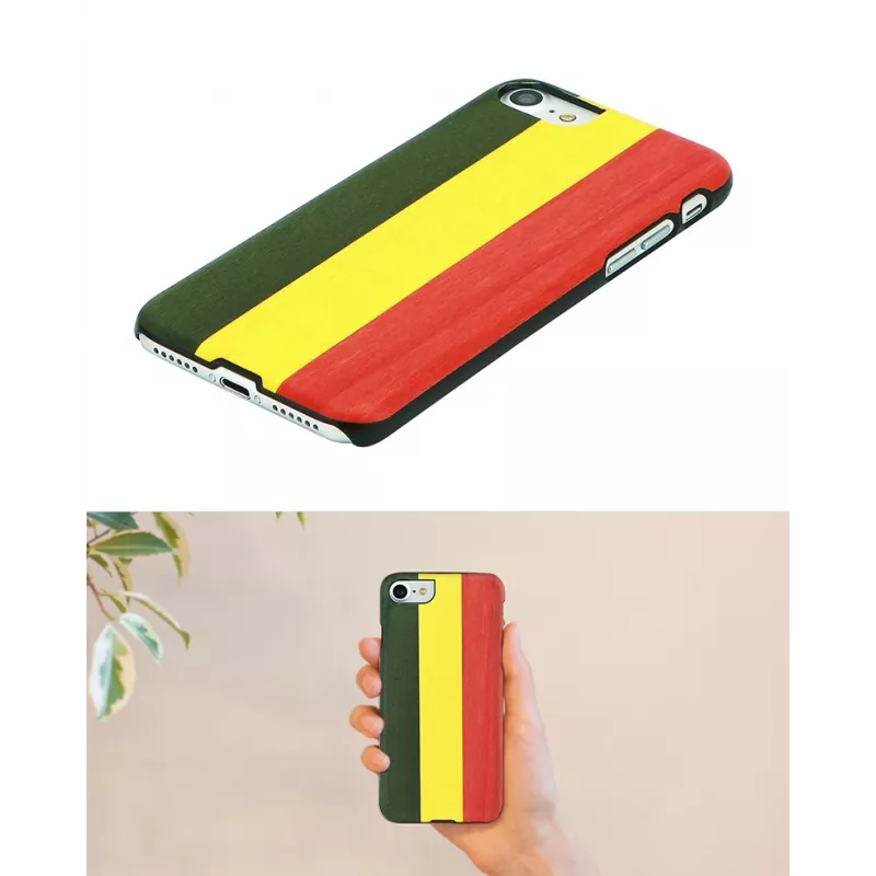 Funda para smartphone man and wood para iPhone XR — Reggae negro