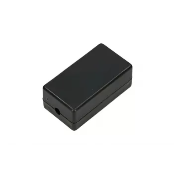 Toma de conexión Extralink para cable Cat5e UTP, plástico, negro, 1 puerto