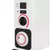 Radiador eléctrico de convección NOVEEN CH-6000 TIMER TURBO FAN 2000W 3 niveles de potencia montaje en pared/suelo blanco