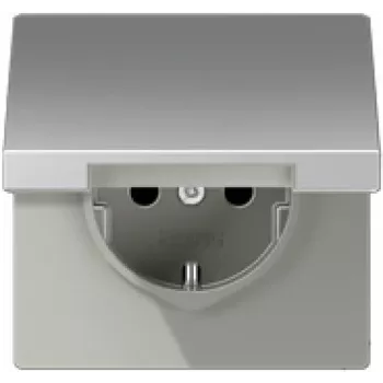 Jung Toma SCHUKO 16A 250V con tapa abatible AL 1520 KL AN (AL1520KLAN)