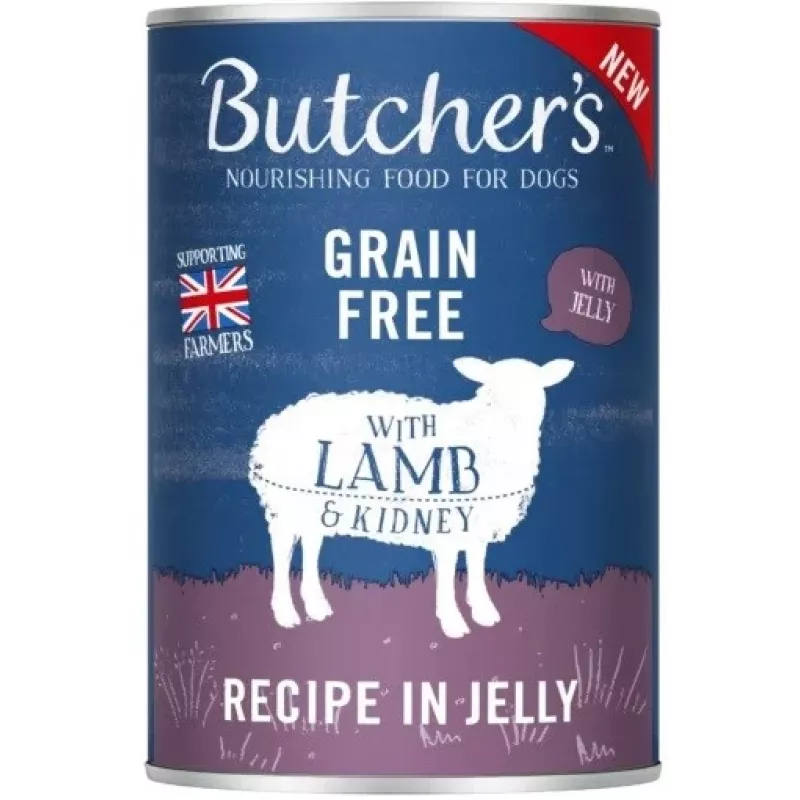 Butcher's Original Mega Pack comida húmeda para perros, trozos variados en gelatina con hígado o riñones, 6 x 400 g