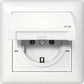Set de tomas de corriente SCHUKO® gira con KD, protección IP44 y marco – Modelo 415703