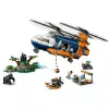 LEGO City 60437 Helicóptero de exploración de la jungla en el campamento base