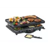 Steba RC 28 grill de raclette de hierro fundido, 1400 W, 8 sartenes, negro